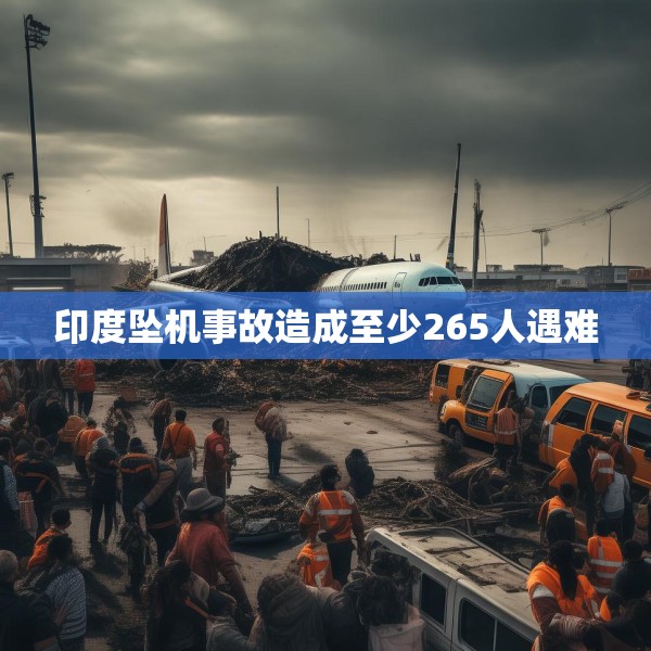 印度坠机事故造成至少265人遇难