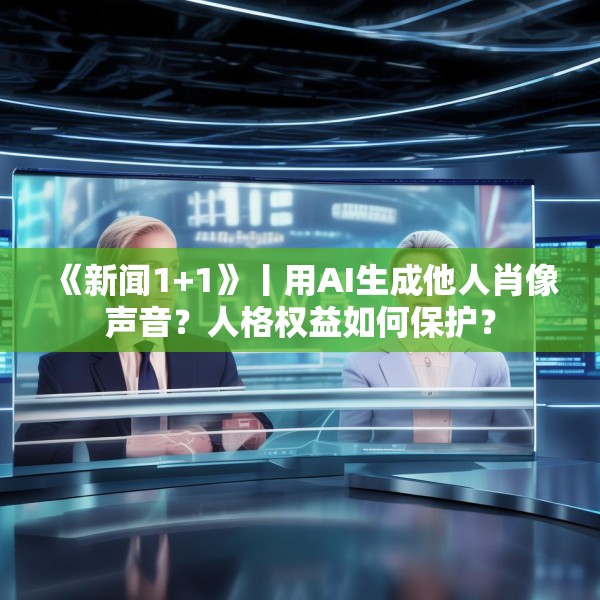 《新闻1+1》丨用AI生成他人肖像声音？人格权益如何保护？