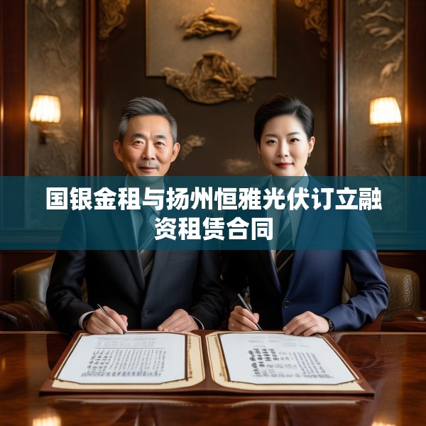 国银金租与扬州恒雅光伏订立融资租赁合同