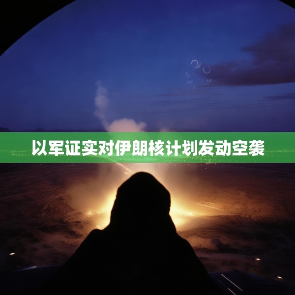 以军证实对伊朗核计划发动空袭