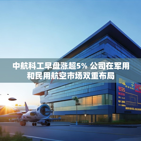 中航科工早盘涨超5% 公司在军用和民用航空市场双重布局
