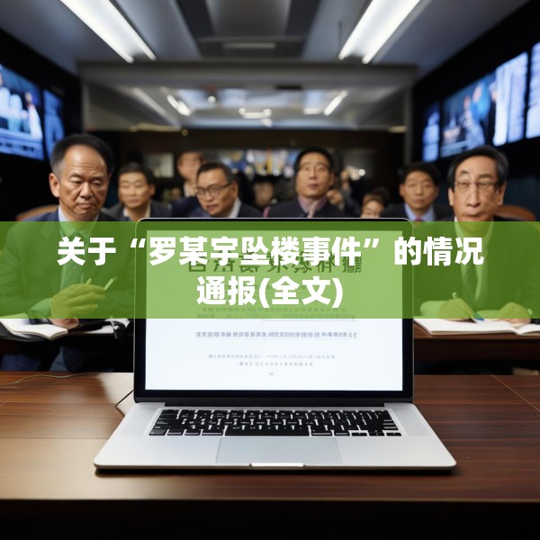 关于“罗某宇坠楼事件”的情况通报(全文)