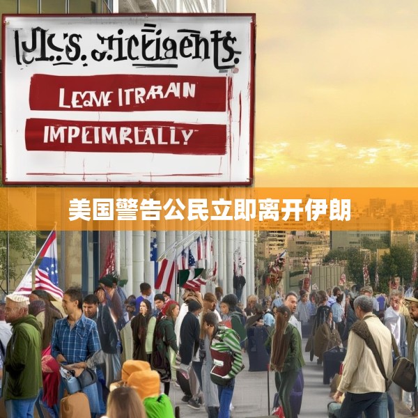 美国警告公民立即离开伊朗