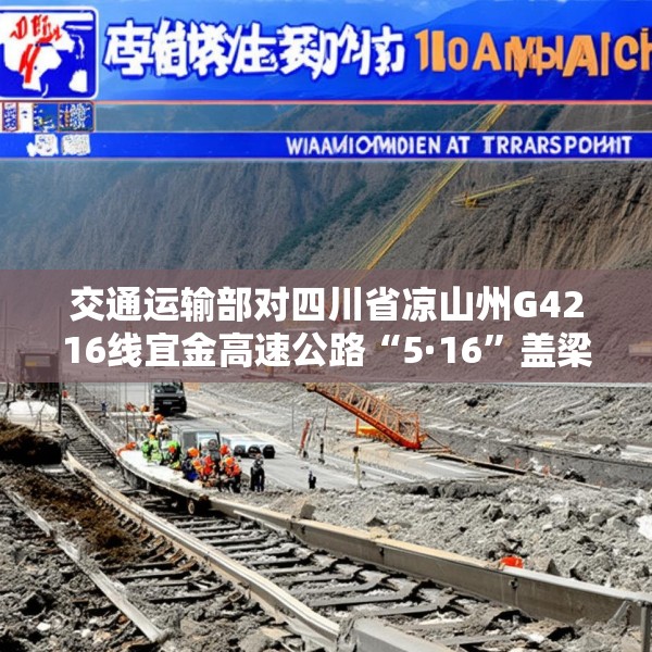 交通运输部对四川省凉山州G4216线宜金高速公路“5·16”盖梁模板支架垮塌事故挂牌督办