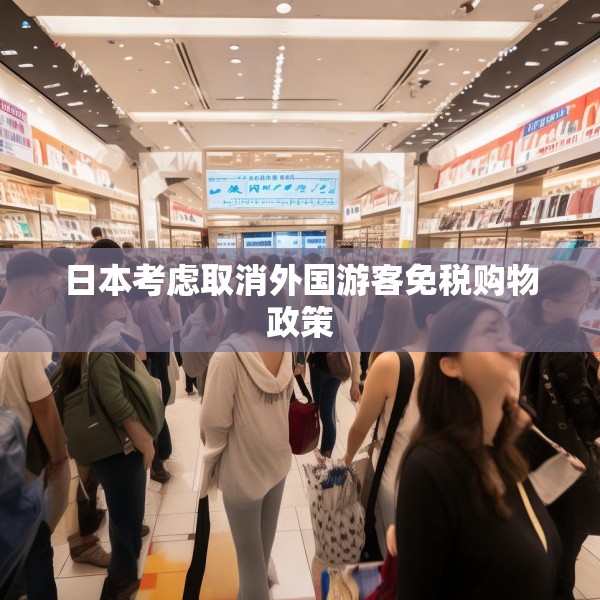 日本考虑取消外国游客免税购物政策