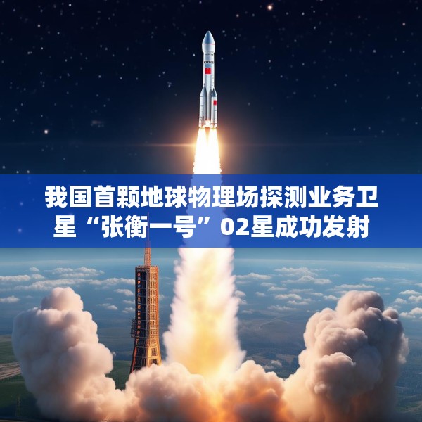 我国首颗地球物理场探测业务卫星“张衡一号”02星成功发射