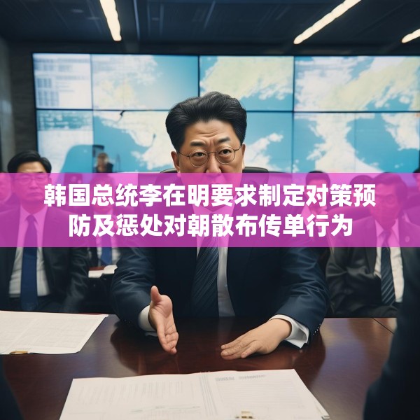 韩国总统李在明要求制定对策预防及惩处对朝散布传单行为