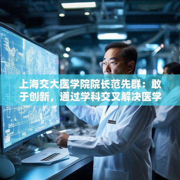上海交大医学院院长范先群：敢于创新，通过学科交叉解决医学难题