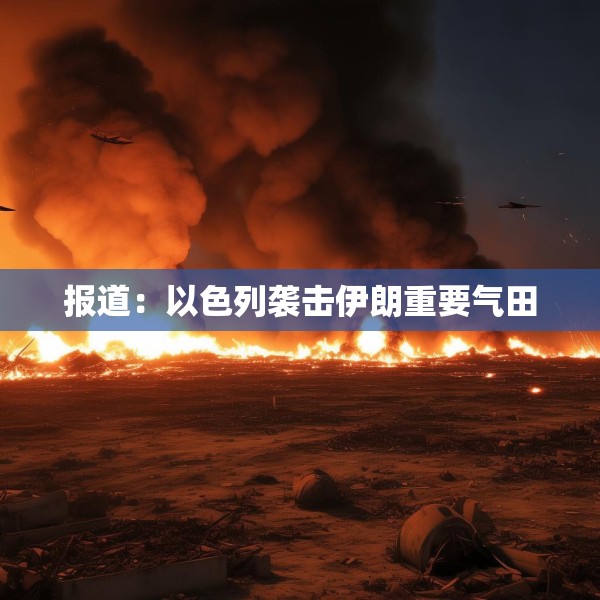 报道：以色列袭击伊朗重要气田