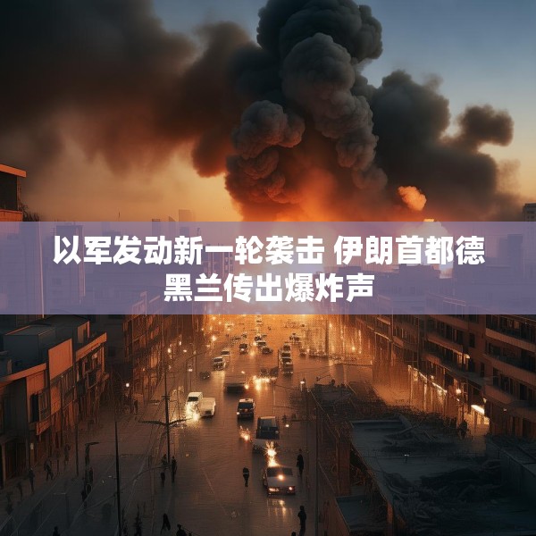 以军发动新一轮袭击 伊朗首都德黑兰传出爆炸声