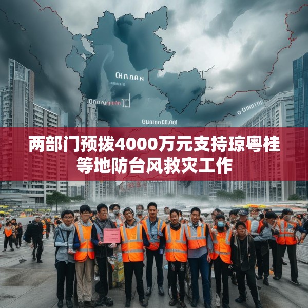 两部门预拨4000万元支持琼粤桂等地防台风救灾工作