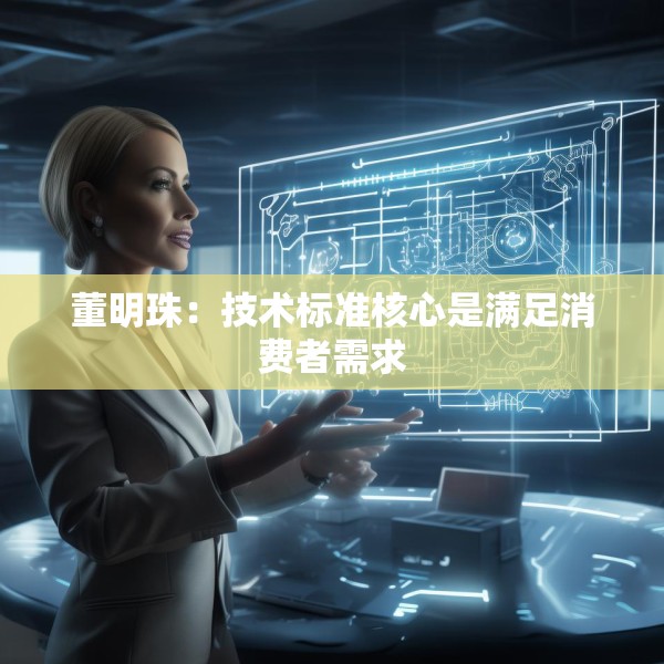 董明珠：技术标准核心是满足消费者需求