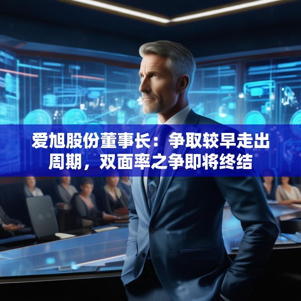 爱旭股份董事长：争取较早走出周期，双面率之争即将终结