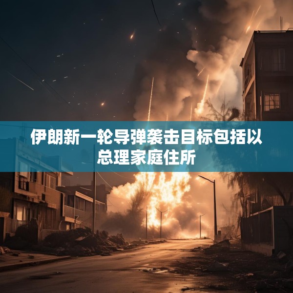 伊朗新一轮导弹袭击目标包括以总理家庭住所