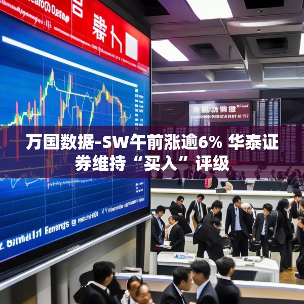 万国数据-SW午前涨逾6% 华泰证券维持“买入”评级