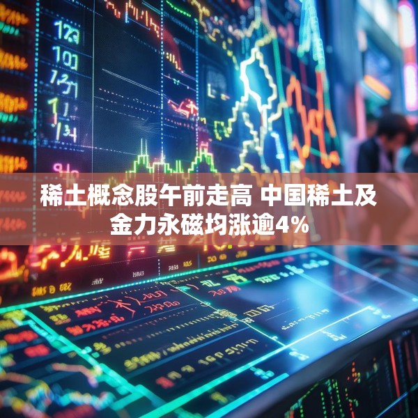 稀土概念股午前走高 中国稀土及金力永磁均涨逾4%